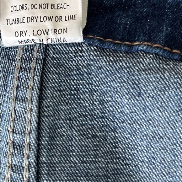 Blue Denim Overalls with Adjustable Straps and Bib Front - Picture 10 of 14